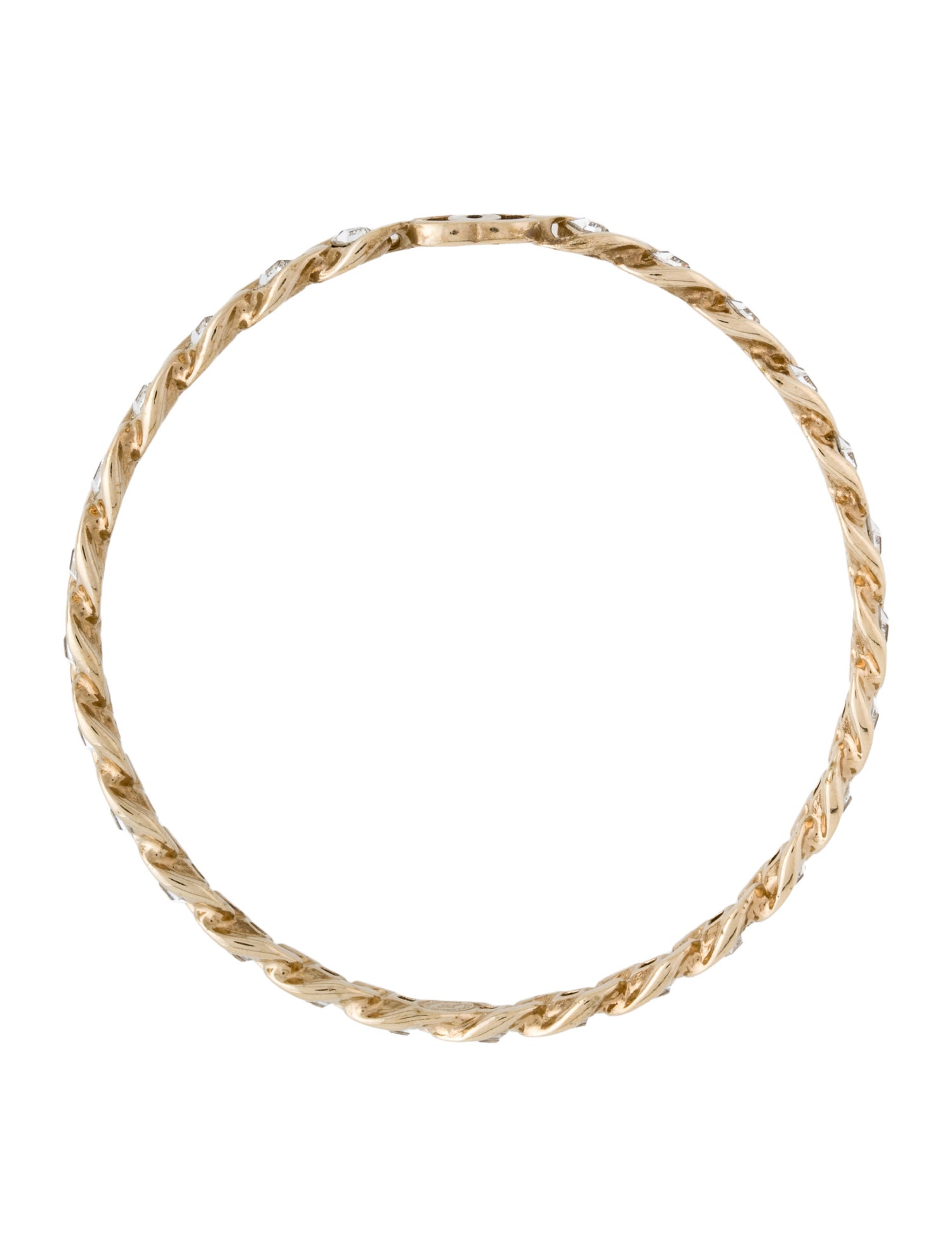 Chanel 2019 Strass CC Bangle